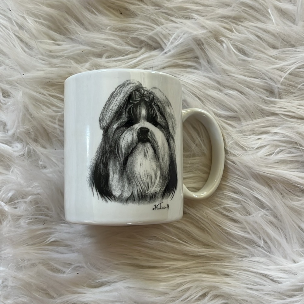 Rosalinde Shih Tzu dog coffee cup